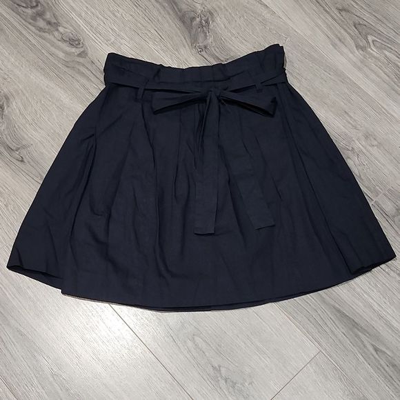 J. Crew Factory Dresses & Skirts - J. CREW Navy Pleated Mini Skirt